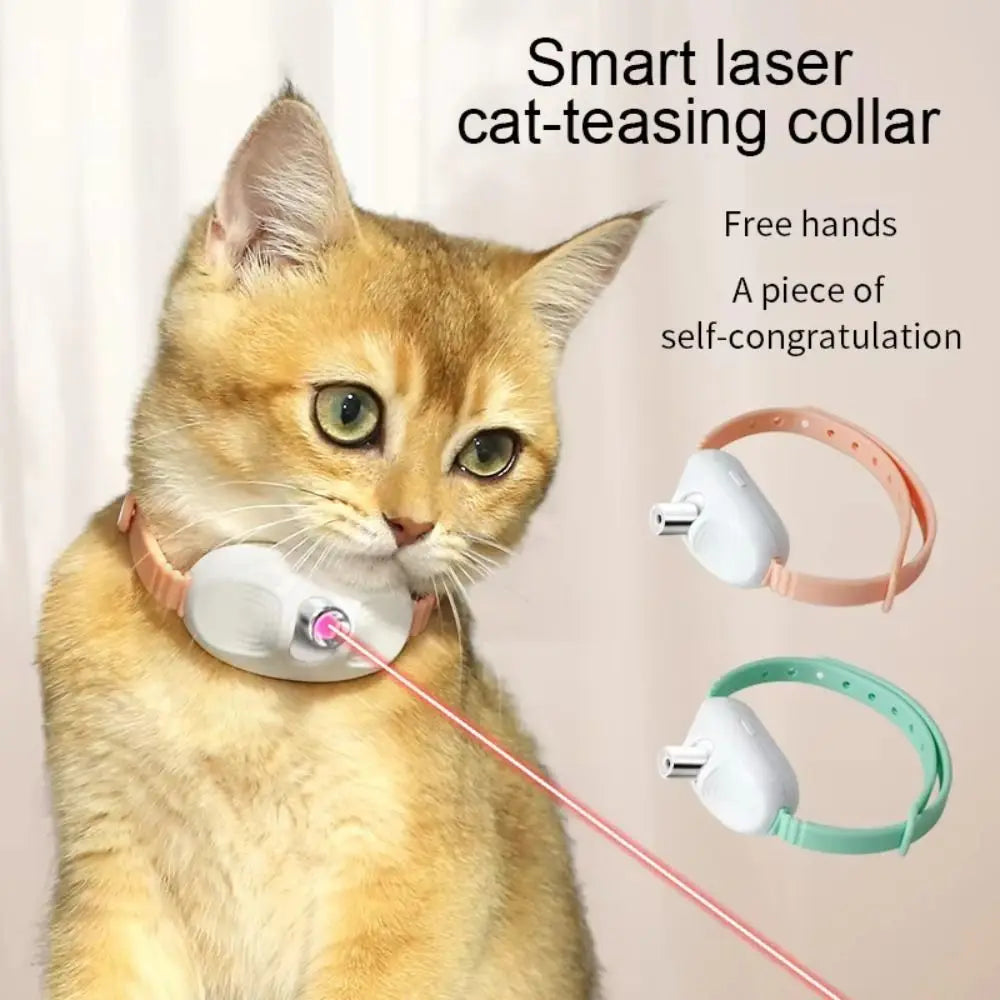 猫用首輪じゃらし、充電式発光玩具