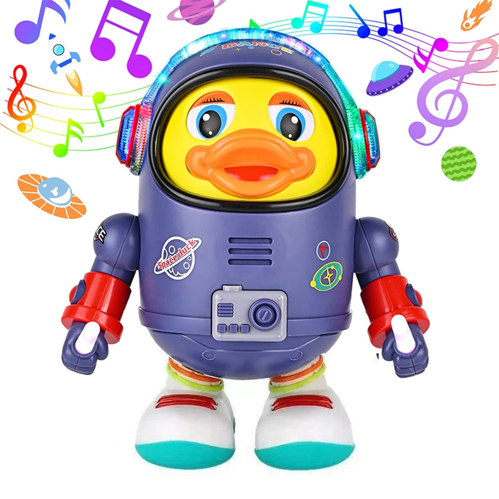 ダンシングダックおもちゃ、音楽とライト搭載