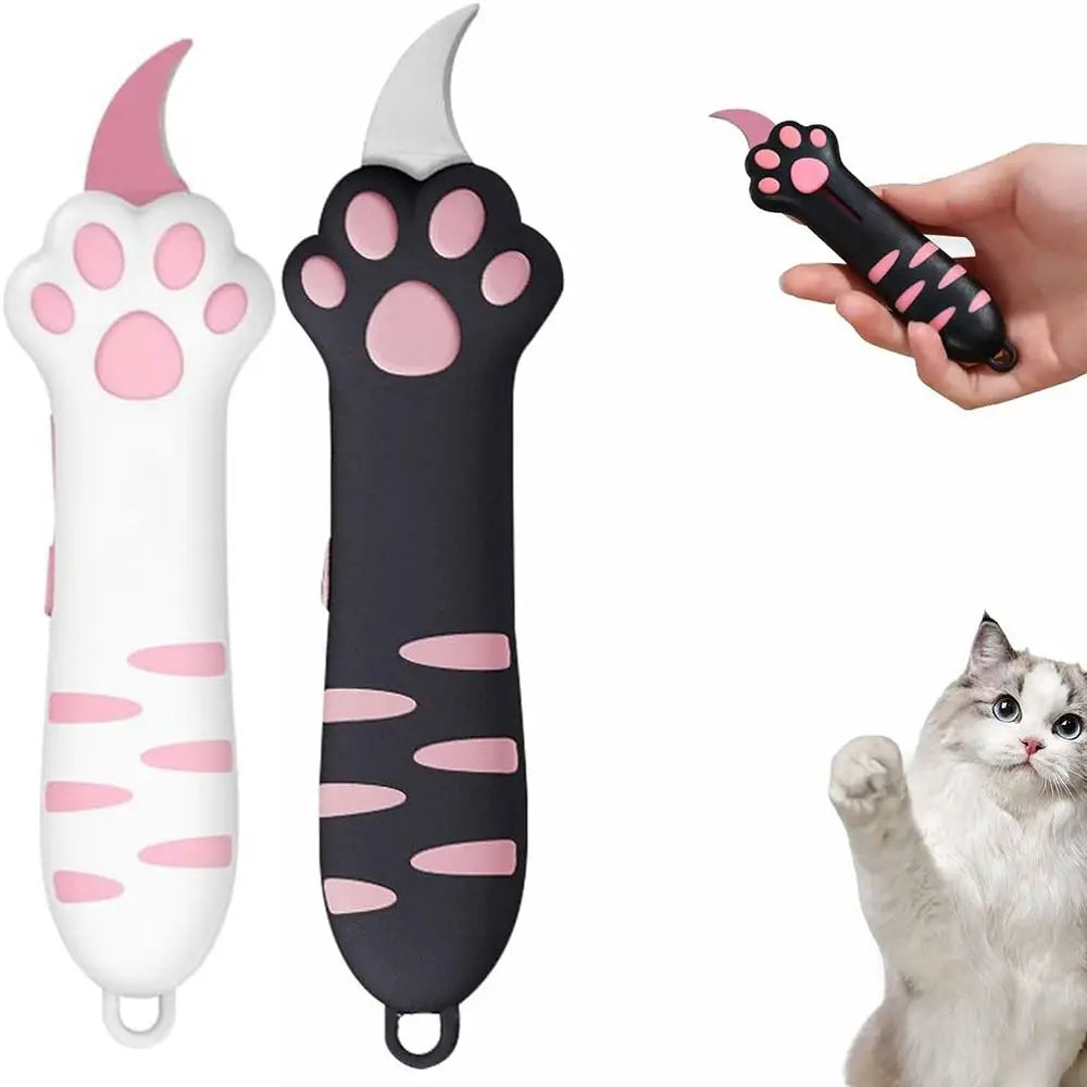猫肉球ボックスカッター、収納式
